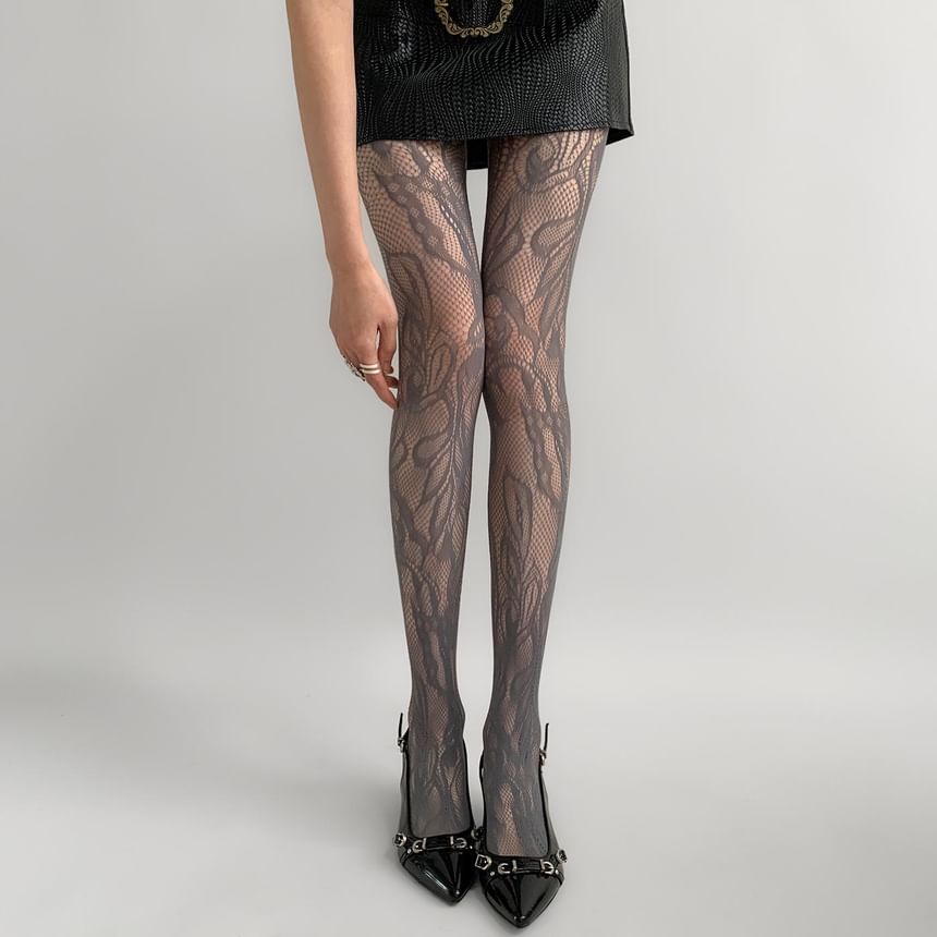 Lace Fishnet Pantyhose