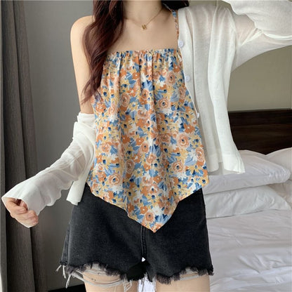 Print Halter Top Floral