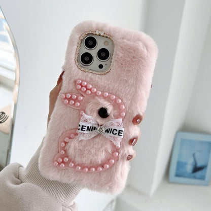 Rabbit Chenille Phone Case