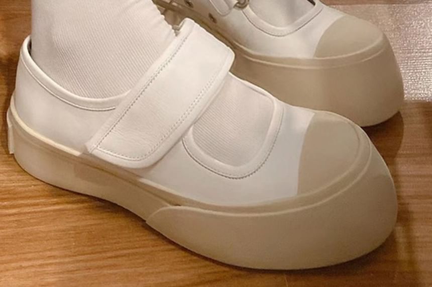 Strap Mary Platform Adhesive Jane Shoes