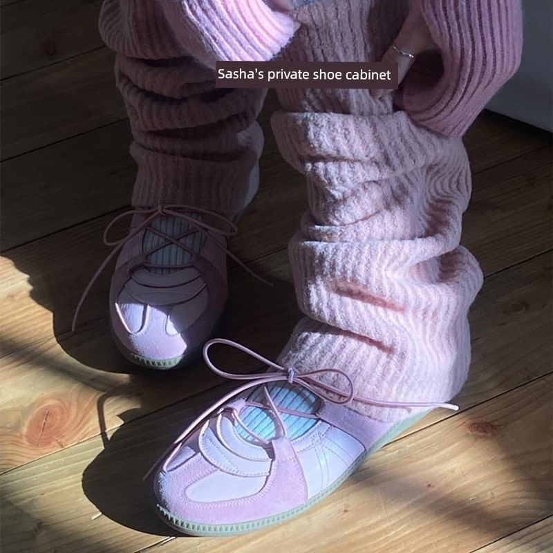 Flats Balletcore Lace-Up