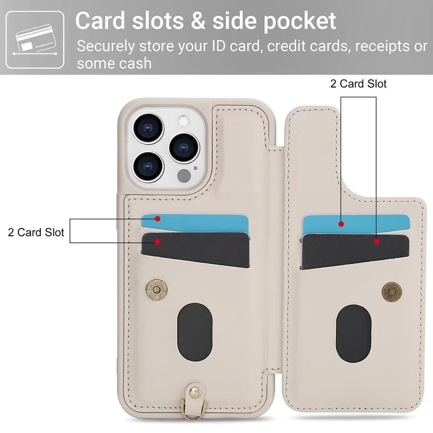 Case Floral Leather Phone Faux