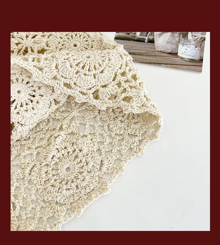 Bonnet uni au crochet