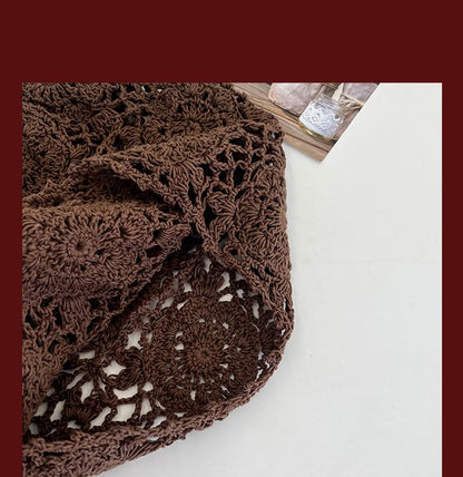 Bonnet uni au crochet