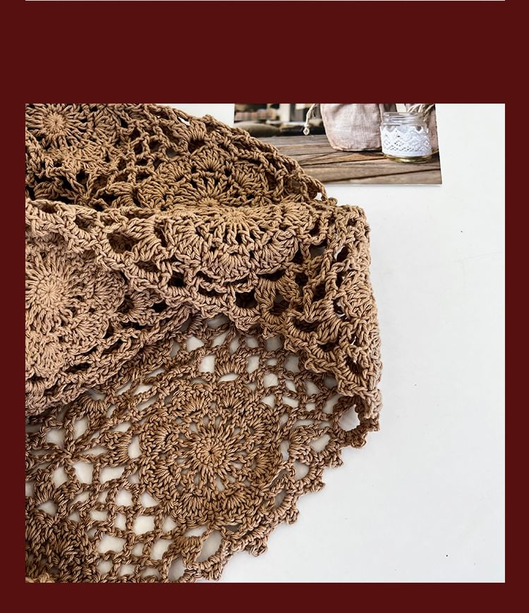 Bonnet uni au crochet