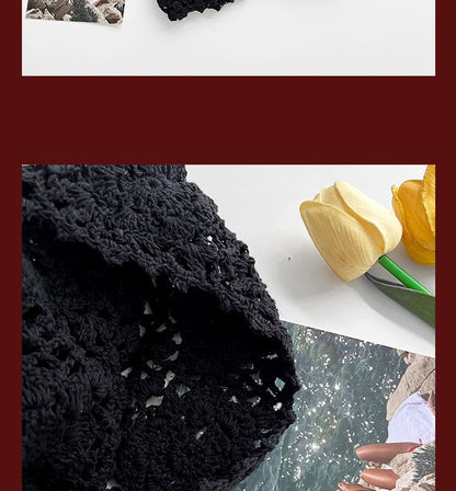 Bonnet uni au crochet