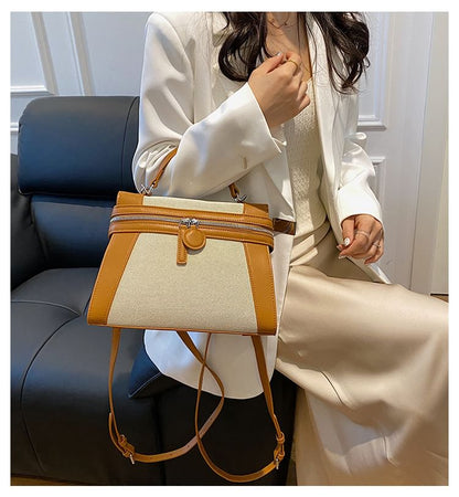 Top Two Crossbody Bag Tone Handle