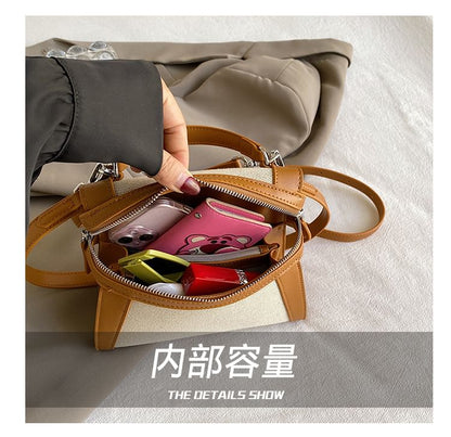 Top Two Crossbody Bag Tone Handle