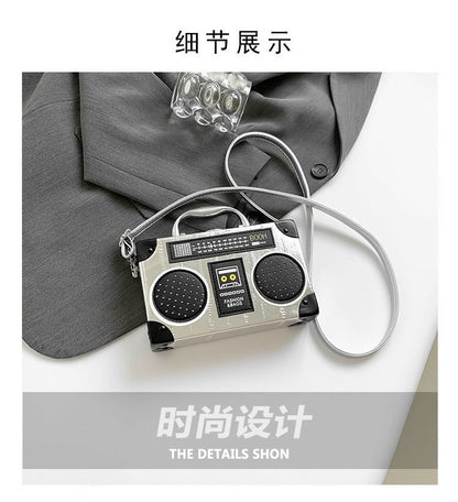 Box Radio Top Crossbody Bag Handle