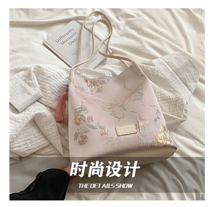 Bag Jacquard Butterfly Bucket