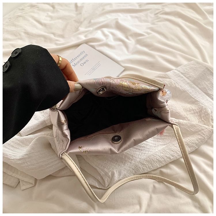 Bag Jacquard Butterfly Bucket