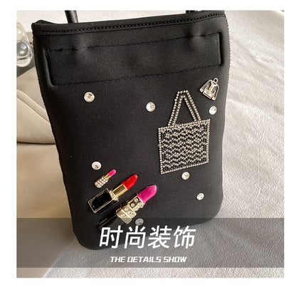 Bag Crossbody Top Rhinestone Handle