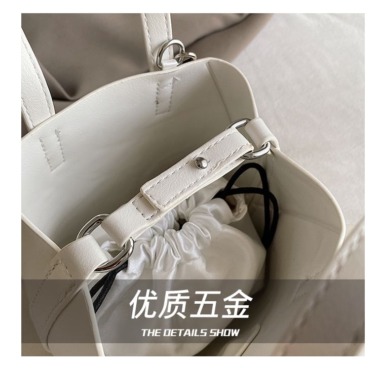 Chain Bag Flower Bucket Set: Strap Pouch +