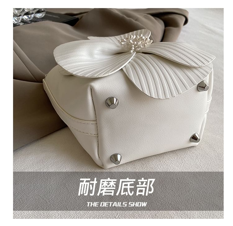 Chain Bag Flower Bucket Set: Strap Pouch +