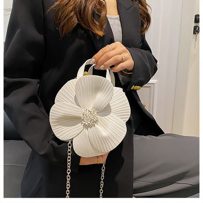 Chain Bag Flower Bucket Set: Strap Pouch +