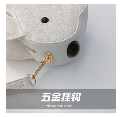 Bag Crossbody Rabbit Leather Faux