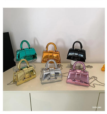 Crossbody Strap Flap Beaded Bag