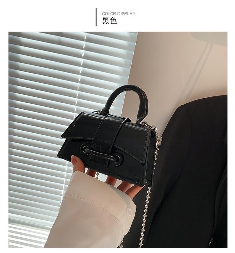 Crossbody Strap Flap Beaded Bag