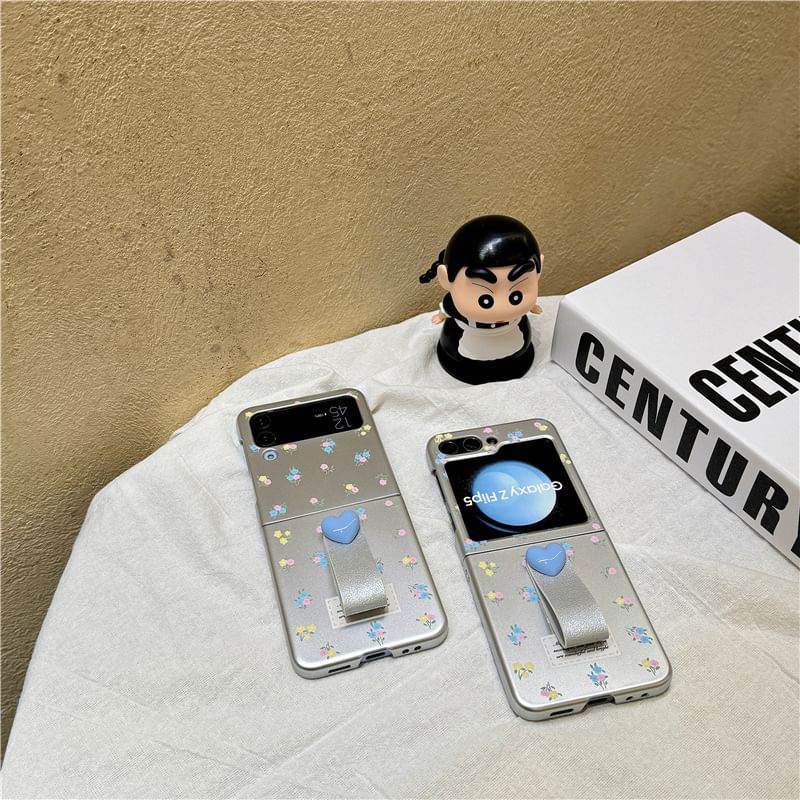 Heart Finger Strap Phone Case