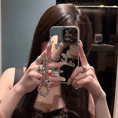 / Set Phone Butterfly Case Strap Mirrored