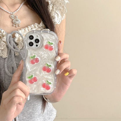 Case Mirrored Heart Cherry / Phone