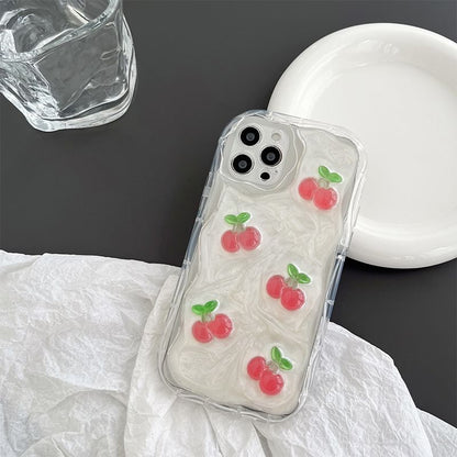 Case Mirrored Heart Cherry / Phone