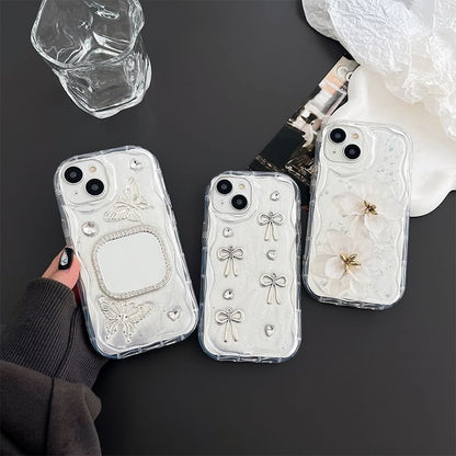 Phone Case / Floral Bow Mirrored