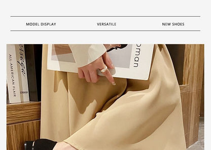 Faux Pearl Toe Pointed Pumps