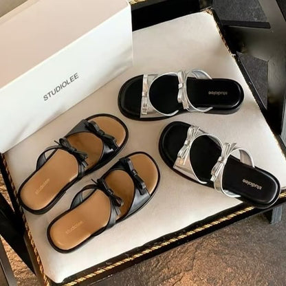 Slide Bow Sandals