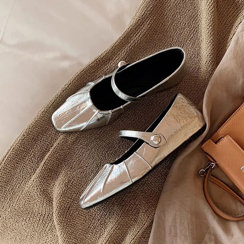 Toe Mary / Mules Jane Square Shoes
