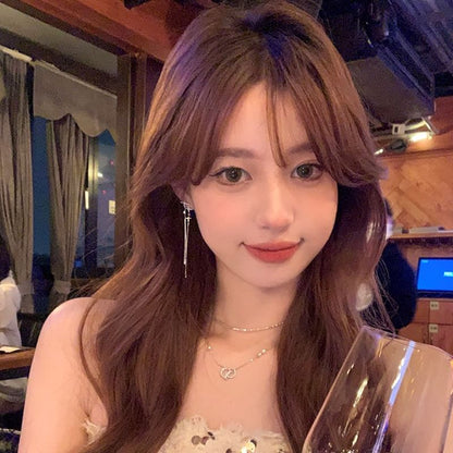 Earring Drop Star Rhinestone