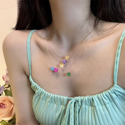 Layered Heart Necklace