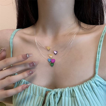 Layered Heart Necklace