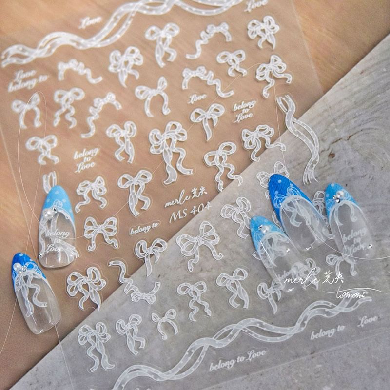 Ribbon Nail Art Stickers