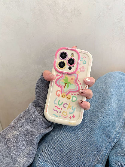 Set Smiley Star Phone Case / Strap