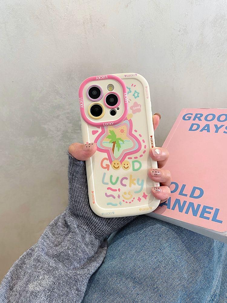 Set Smiley Star Phone Case / Strap