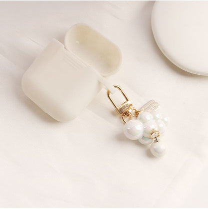 Cloud Faux Pearl Bag Charm Keyring Phone (Various Designs)