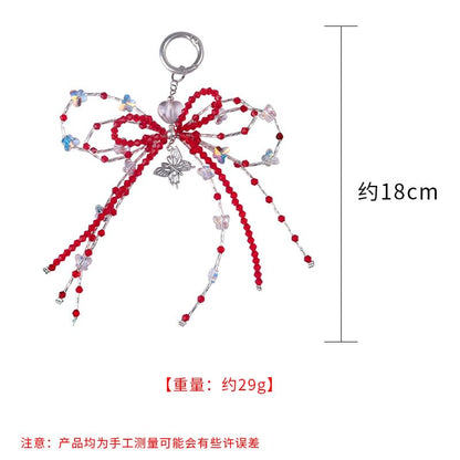 Bow Resin Bag Charm Keyring Phone