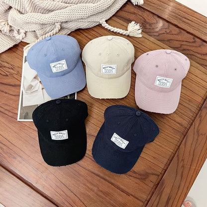 Lettering Applique Cap Baseball