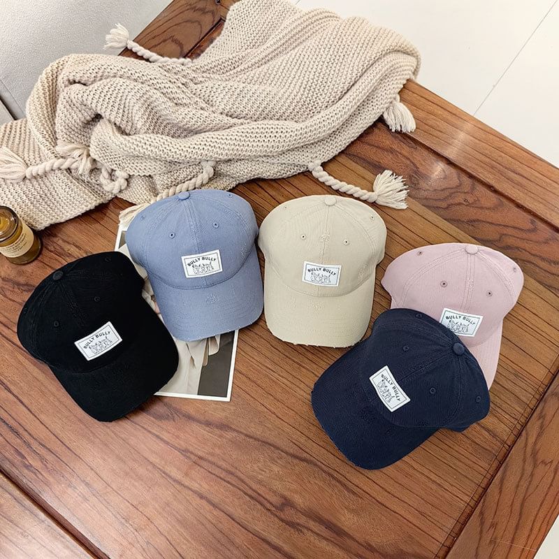 Lettering Applique Cap Baseball