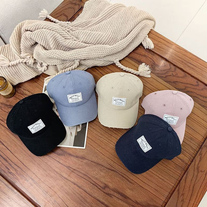 Lettering Applique Cap Baseball