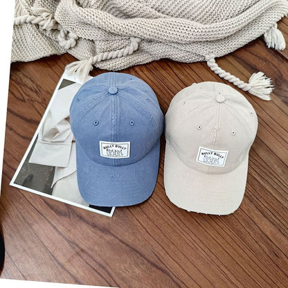 Lettering Applique Cap Baseball