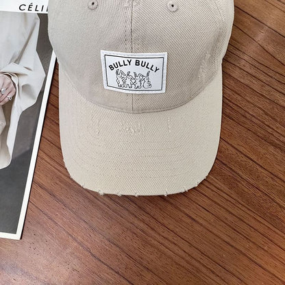 Lettering Applique Cap Baseball