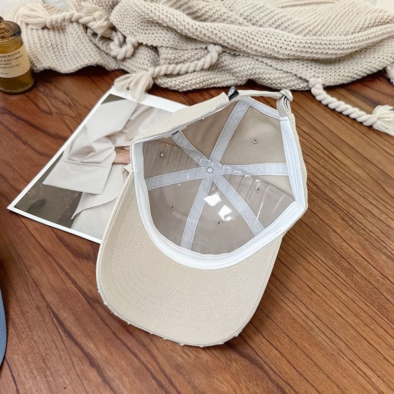 Lettering Applique Cap Baseball