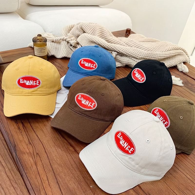 Cap Baseball Applique Lettering