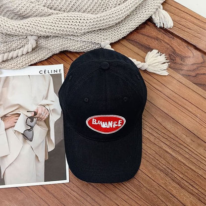 Cap Baseball Applique Lettering