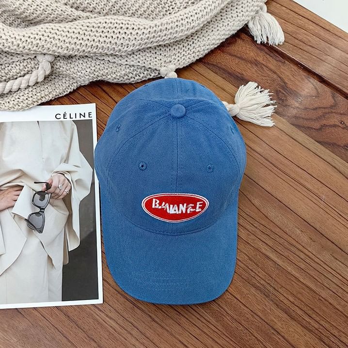 Cap Baseball Applique Lettering