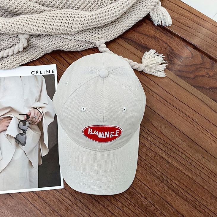 Cap Baseball Applique Lettering