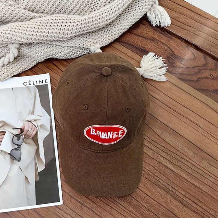 Cap Baseball Applique Lettering