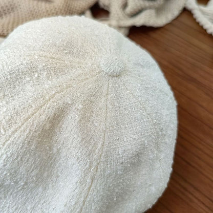 Metal Newsboy Lettering Cap